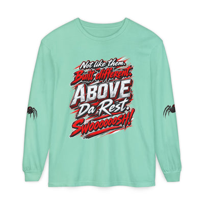 "Above Da Rest" Racing Graphic Long Sleeve T-Shirt