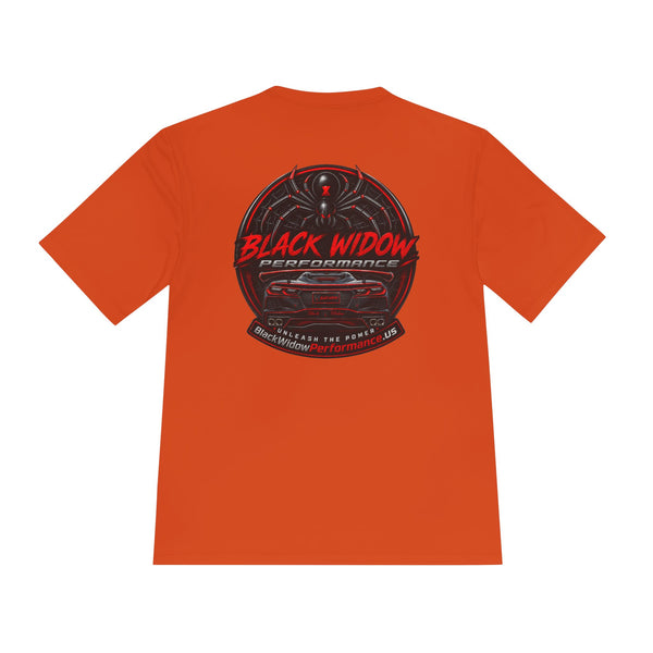 Corvette Performance Tee — Black Widow Racing Graphic