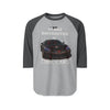 Easily Distracted by Cool Cars Raglan Shirt