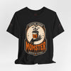 Momster Caffeine Coven Tee | Halloween Mom shirt, spooky pumpkin coffee design