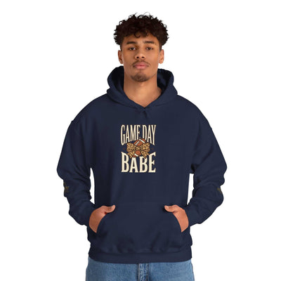 Hoodie — "Game Day Babe" Graphic Hooded Sweatshirt (Black Widow Performance)
