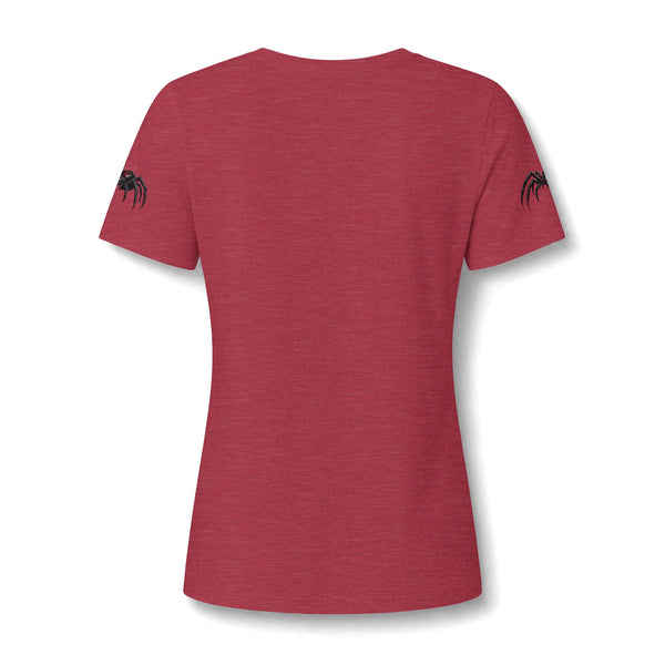 Checking Under the Hood Tee — Women's V-Neck Cat