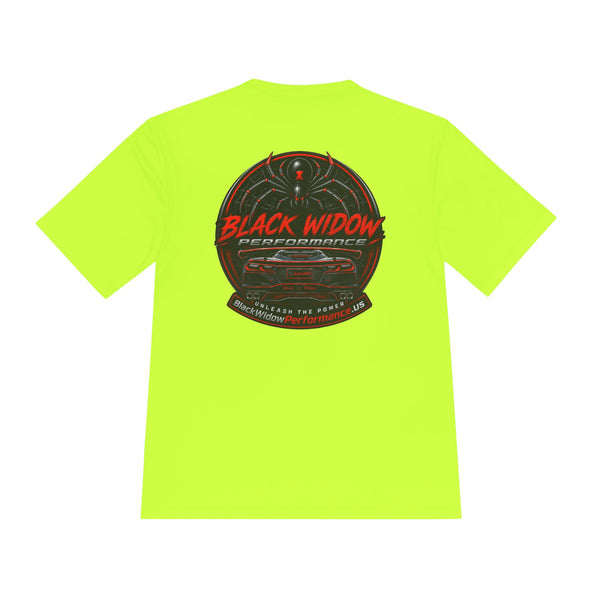 Corvette Performance Tee — Black Widow Racing Graphic