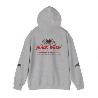 Black Widow Monster Hoodie — Graphic Spider Performance Sweatshirt