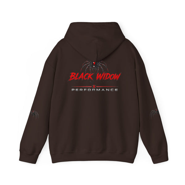 Black Widow Monster Hoodie — Graphic Spider Performance Sweatshirt