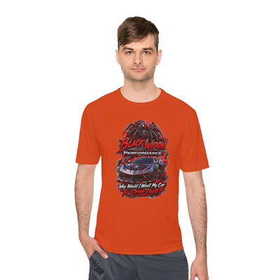 Corvette Performance Tee — Black Widow Racing Graphic