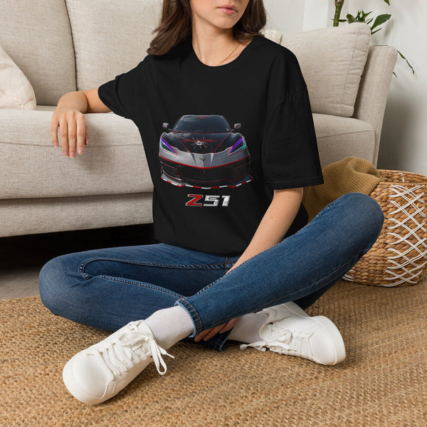 Black Widow Performance Corvette Z51 black t-shirt with Corvette logo