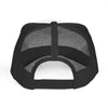 Black Widow Performance Trucker Hat — Retro Skull & Arachnid Mesh Cap