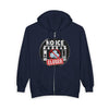 Zip Hoodie — 'No Ice Closed' Graphic