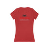 Women's retro pink Corvette Cowgirl V-Neck Tee with distressed car and bow graphic