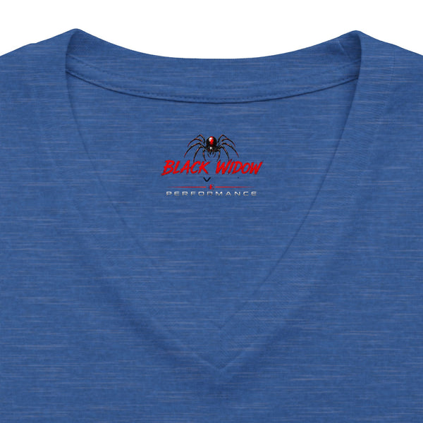 Checking Under The Hood Tee — Women's V-Neck Cat & Sports Car Graphic