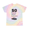 Black Widow Corvette 50th Anniversary spiral black tie-dye tee shirt with vintage car theme
