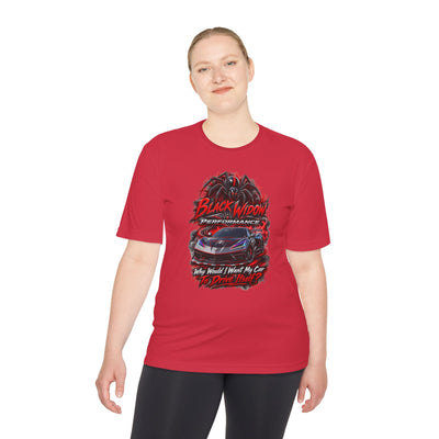 Corvette Performance Tee — Black Widow Racing Graphic