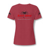 Checking Under The Hood Tee — Women's V-Neck Cat & Sports Car Graphic