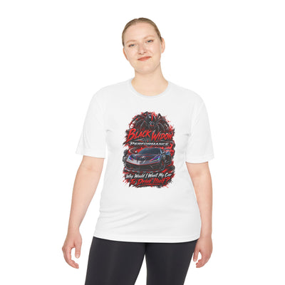 Corvette Performance Tee — Black Widow Racing Graphic