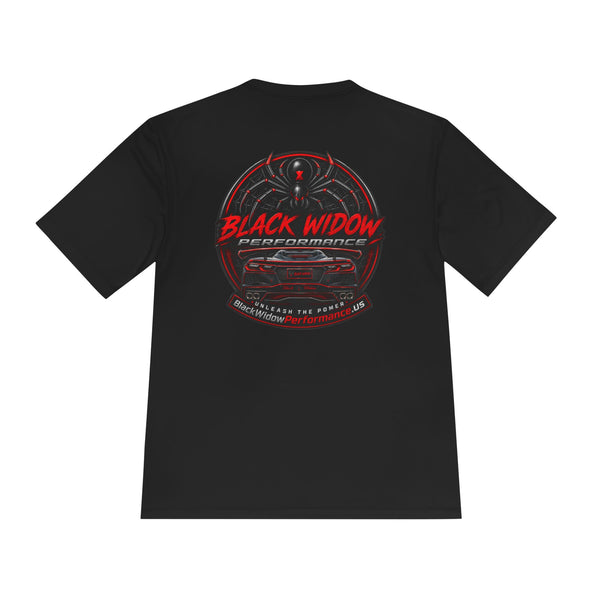 Corvette Performance Tee — Black Widow Racing Graphic