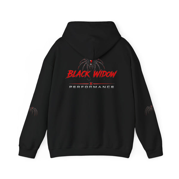 Black Widow Monster Hoodie — Graphic Spider Performance Sweatshirt
