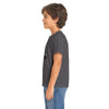 Kids black C8 Corvette Black Widow tee with sports car design and "One of One" print