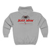 Black Widow Performance Zip Hoodie — 'No Ice Closed' Graphic