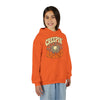 Youth Hoodie – "Creepin' Around" Halloween Spider Skull Design