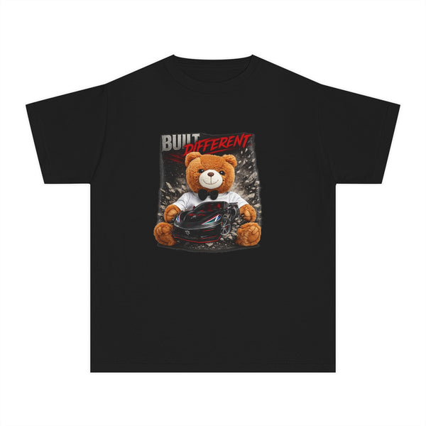 Youth Midweight Tee made of 100% combed ring-spun cotton, classic fit kid's t-shirt for comfort and agility