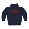 Black Widow Performance Zip Hoodie — 'No Ice Closed' Graphic