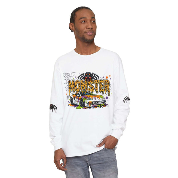 'Momster' Racing Long Sleeve Tee