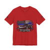 Black Veteran Corvette C8 Tee with Black Widow Performance graphic on black Bella+Canvas cotton shirt