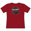 Women's fitted pink Cowgirl Graphic Tee with cowboy boot and hat design
