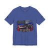 Black Veteran Corvette C8 Tee with Black Widow Performance Graphic on breathable cotton fabric