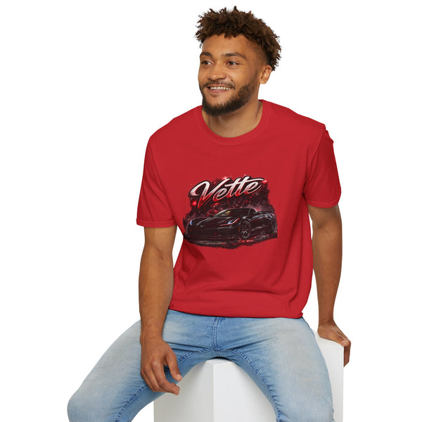 Vette Sports Car T-Shirt — Retro Racing Corvette Graphic Tee
