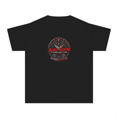 Youth Midweight Tee made of 100% combed ring-spun cotton with classic fit for active kids