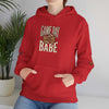 Hoodie — "Game Day Babe" Graphic Hooded Sweatshirt (Black Widow Performance)