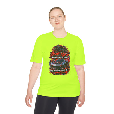 Corvette Performance Tee — Black Widow Racing Graphic