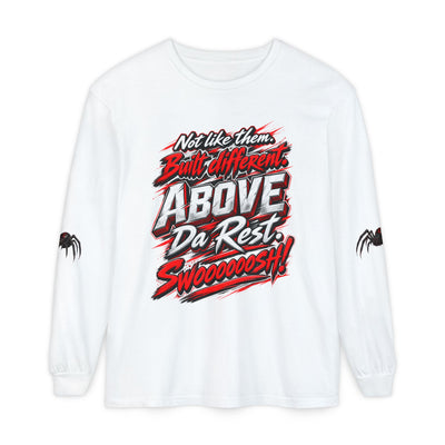 "Above Da Rest" Racing Graphic Long Sleeve T-Shirt