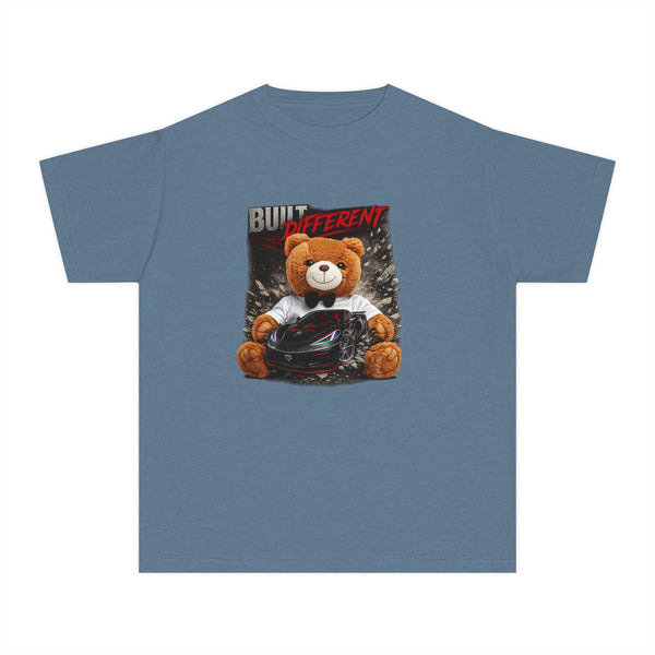 Youth Midweight Tee in soft-washed cotton, classic fit kids' shirt for comfort and agility