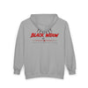 Black Widow Performance Zip Hoodie — 'No Ice Closed' Graphic