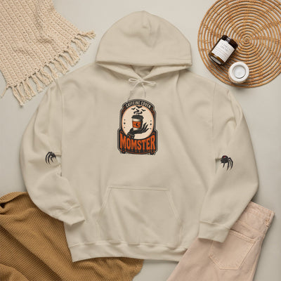 Black Widow Monster Hoodie — Graphic Spider Performance Sweatshirt