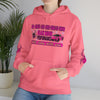 Black Widow Performance Hoodie — Pink Spider Racing Design