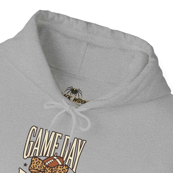 Hoodie — "Game Day Babe" Graphic Hooded Sweatshirt (Black Widow Performance)