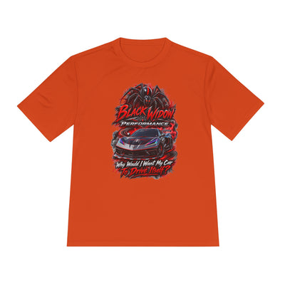 Corvette Performance Tee — Black Widow Racing Graphic