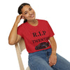 Black Widow Corvette R.I.P. Twenties vintage style 1920s nostalgia t-shirt with soft 100% cotton fabric and detailed print