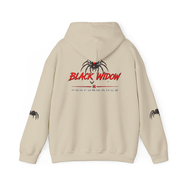 Black Widow Monster Hoodie — Graphic Spider Performance Sweatshirt