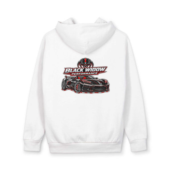 Hoodie - "Roadster" Halloween Graphic Pullover with Black Widow Performance Racing Back