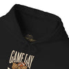 Hoodie — "Game Day Babe" Graphic Hooded Sweatshirt (Black Widow Performance)