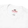 Black Widow Corvette performance tee with vintage logo and cinematic rear graphic on black cotton shirt