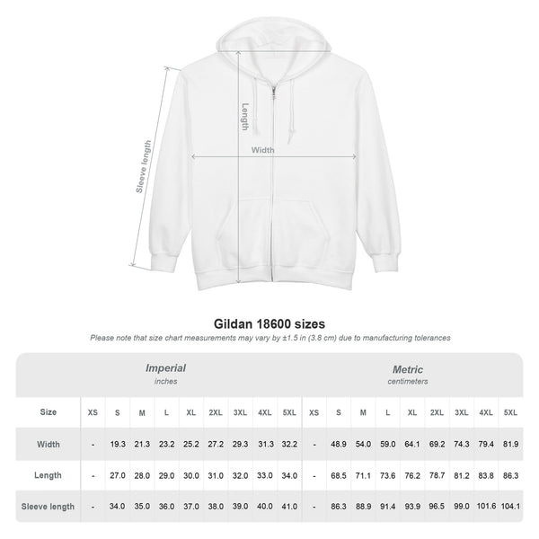 Zip Hoodie — 'No Ice Closed' Graphic