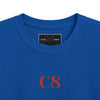 Kids C8 Corvette black kids tee with sporty car design and smooth fabric