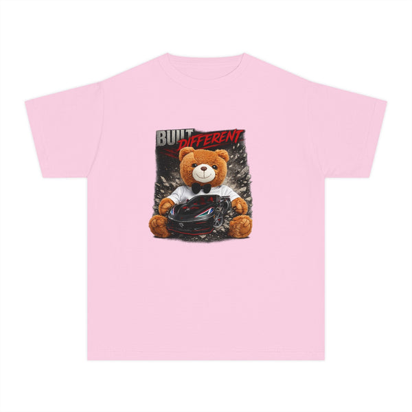 Youth Midweight Tee in classic fit made of 100% combed ring-spun cotton, soft-washed and garment-dyed for comfort and durability.