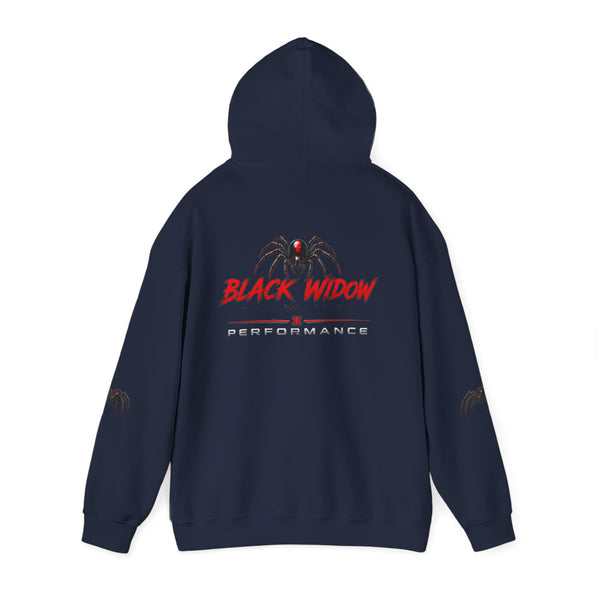 Black Widow Monster Hoodie — Graphic Spider Performance Sweatshirt